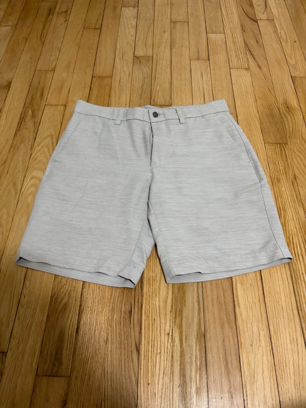 Callaway Men's Heather Light Gray Golf Shorts